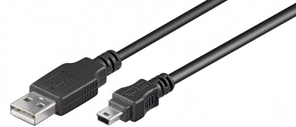 USB 2.0 Hi-Speed Kabel 1,8m, Schwarz